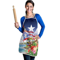 Puerto Rico Coqui Frog Apron Happy Emancipation Day