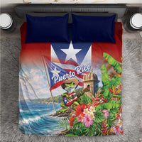Puerto Rico Coqui Frog Bedding Set Happy Emancipation Day