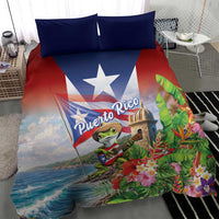 Puerto Rico Coqui Frog Bedding Set Happy Emancipation Day