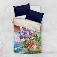 Puerto Rico Coqui Frog Bedding Set Happy Emancipation Day