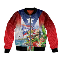 Puerto Rico Coqui Frog Bomber Jacket Happy Emancipation Day