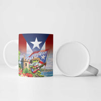 Puerto Rico Coqui Frog Ceramic Mug Happy Emancipation Day