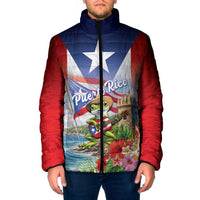 Puerto Rico Coqui Frog Padded Jacket Happy Emancipation Day
