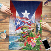 Puerto Rico Coqui Frog Puzzle Happy Emancipation Day