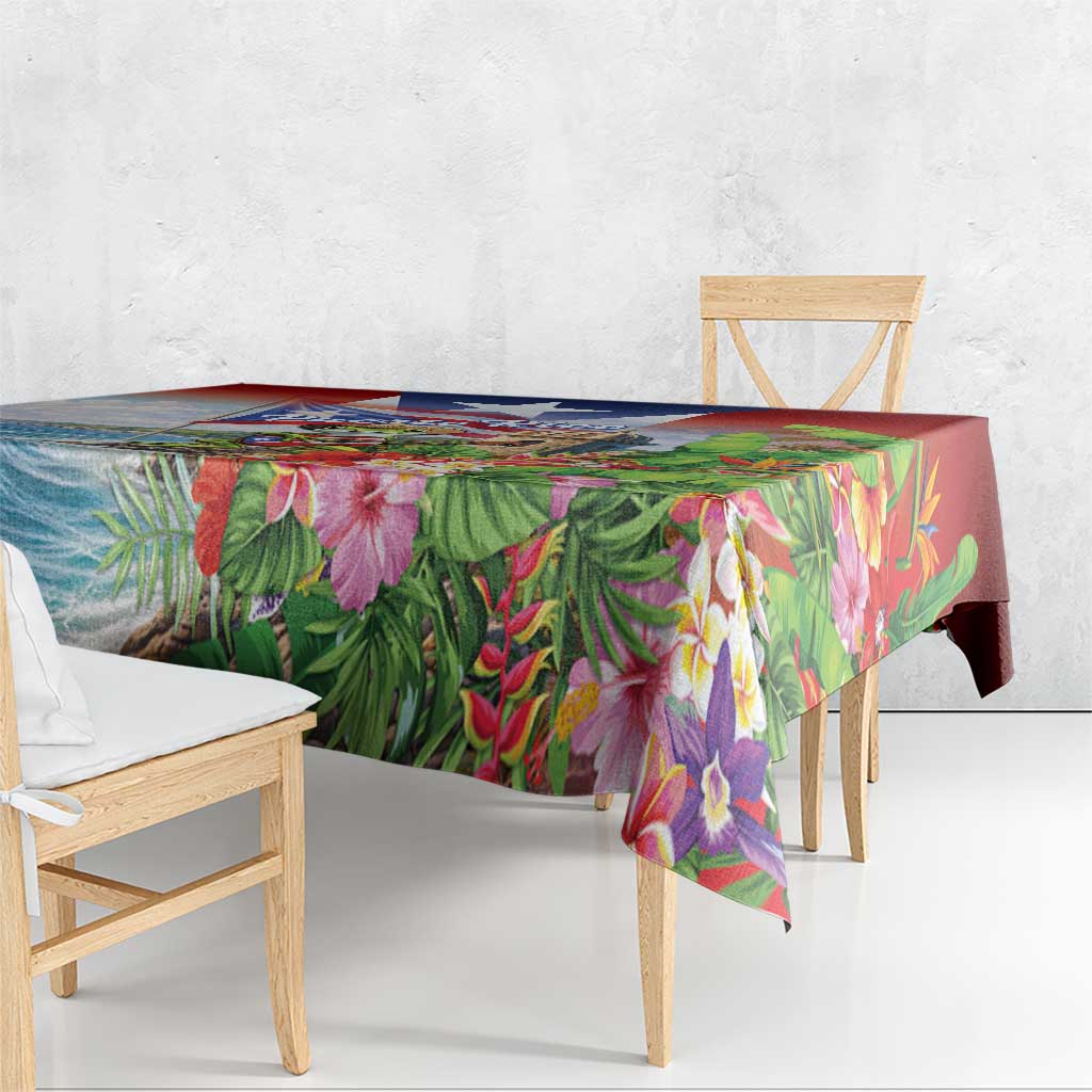 Puerto Rico Coqui Frog Tablecloth Happy Emancipation Day