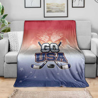USA Ice Hockey Team Blanket Go USA Unique Style