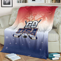 USA Ice Hockey Team Blanket Go USA Unique Style