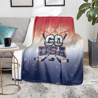 USA Ice Hockey Team Blanket Go USA Unique Style