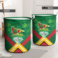 Guyana 60th Independence Diamond Jubilee Laundry Basket