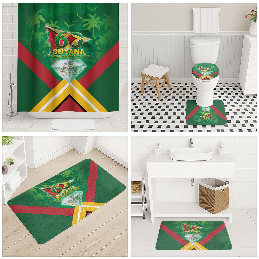 Guyana 60th Independence Diamond Jubilee Bathroom Set