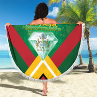 Guyana 60th Independence Diamond Jubilee Beach Blanket