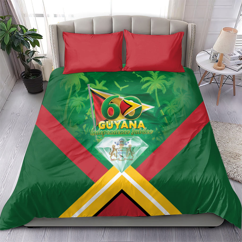 Guyana 60th Independence Diamond Jubilee Bedding Set