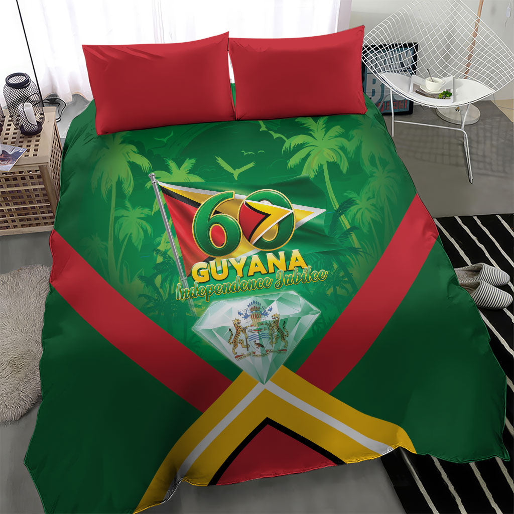 Guyana 60th Independence Diamond Jubilee Bedding Set