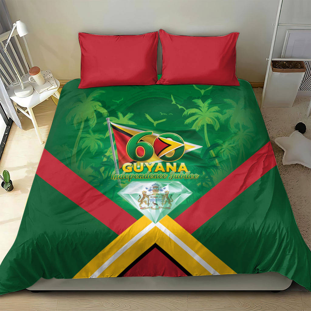 Guyana 60th Independence Diamond Jubilee Bedding Set