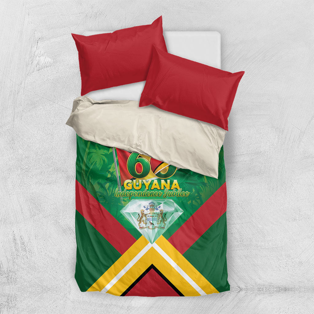 Guyana 60th Independence Diamond Jubilee Bedding Set
