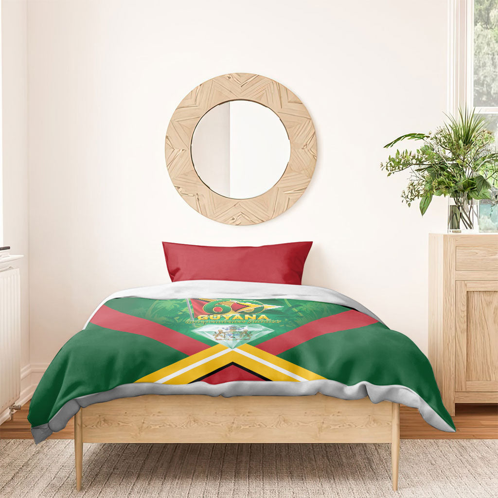 Guyana 60th Independence Diamond Jubilee Bedding Set