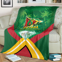 Guyana 60th Independence Diamond Jubilee Blanket