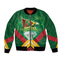 Guyana 60th Independence Diamond Jubilee Bomber Jacket