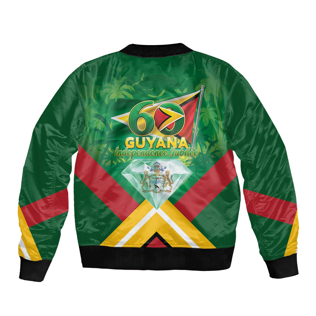 Guyana 60th Independence Diamond Jubilee Bomber Jacket