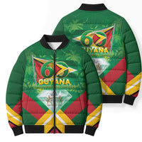 Guyana 60th Independence Diamond Jubilee Bomber Puffer Jacket