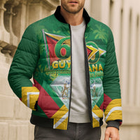 Guyana 60th Independence Diamond Jubilee Bomber Puffer Jacket