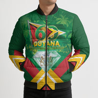 Guyana 60th Independence Diamond Jubilee Bomber Puffer Jacket