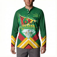 Guyana 60th Independence Diamond Jubilee Button Sweatshirt