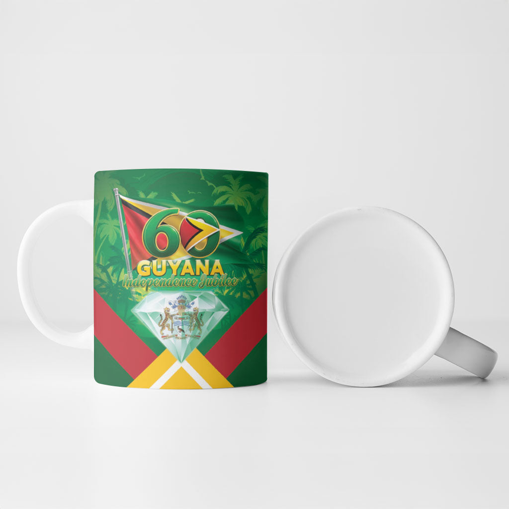 Guyana 60th Independence Diamond Jubilee Ceramic Mug