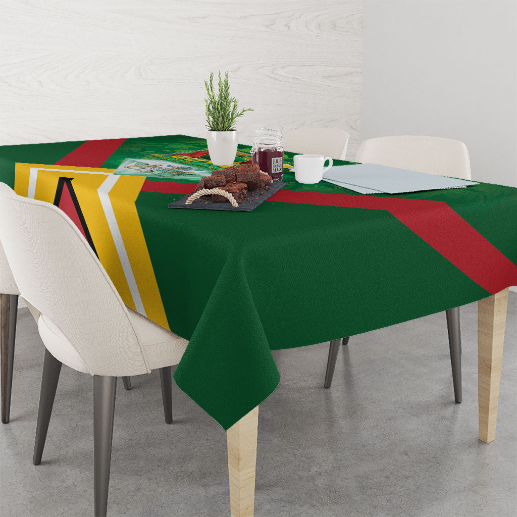 Guyana 60th Independence Diamond Jubilee Tablecloth