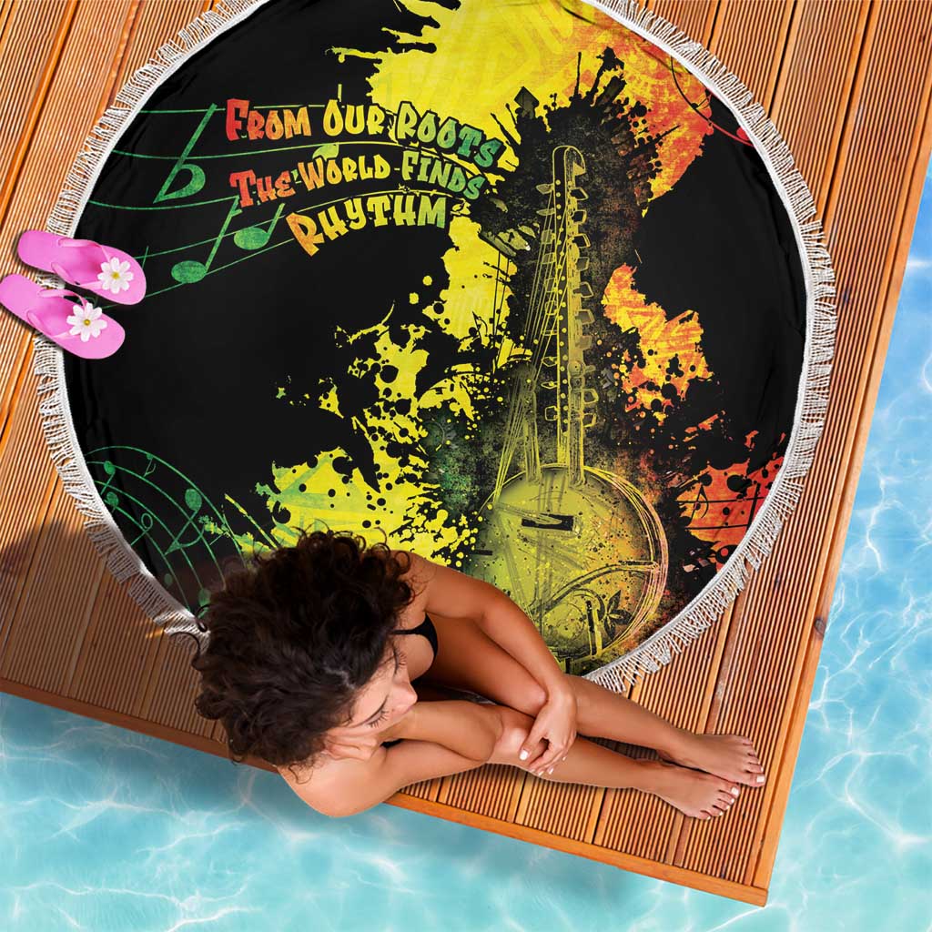Afro Music Pride Beach Blanket From Our Roots The World Finds Rhythm - Wonder Print Shop