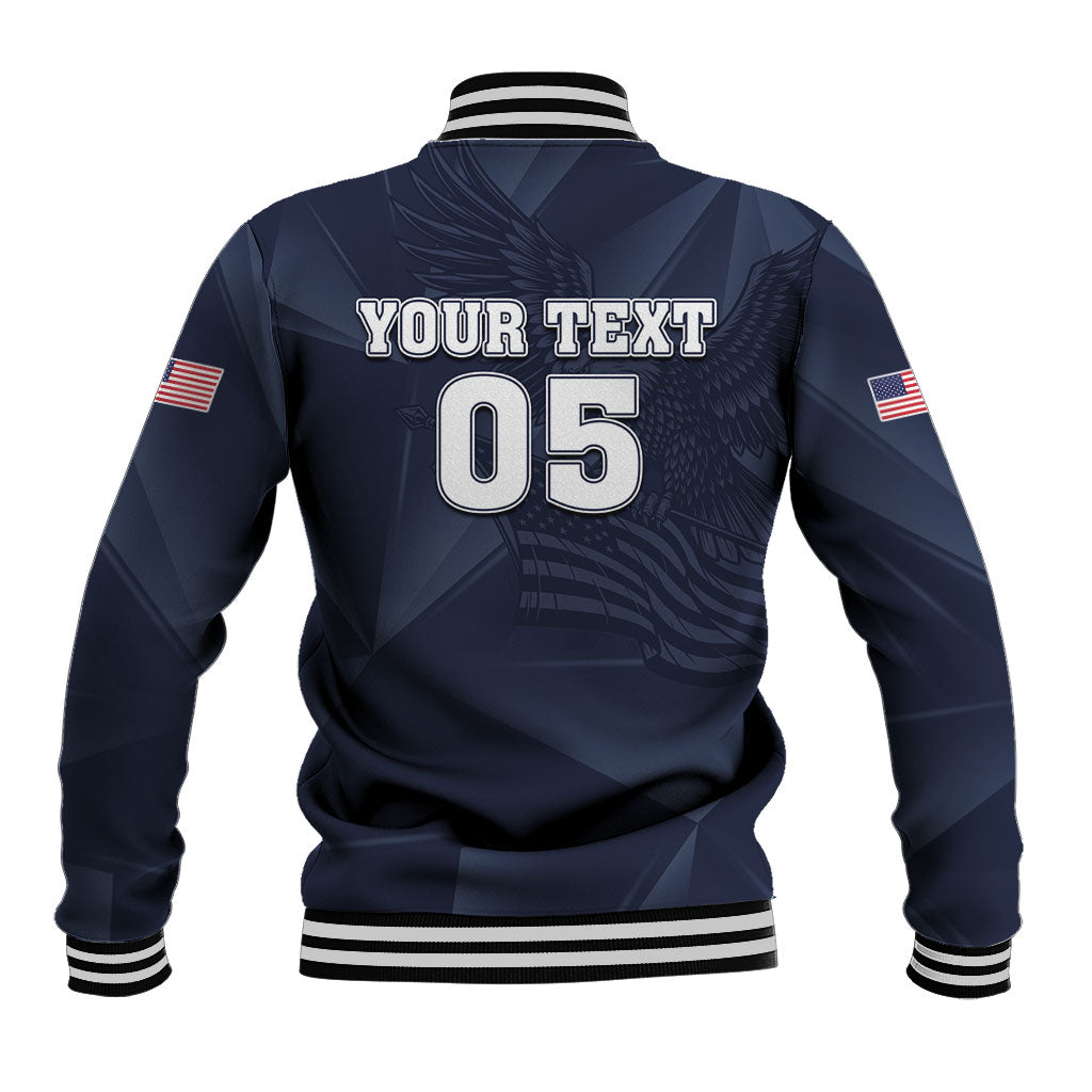 Custom United States Soccer 2026 Baseball Jacket USA Eagle Simple Style