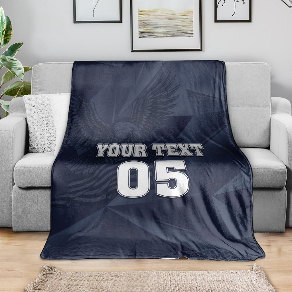 Custom United States Soccer 2026 Blanket USA Eagle Simple Style