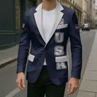 Custom United States Soccer 2026 Blazer USA Eagle Simple Style