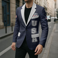 Custom United States Soccer 2026 Blazer USA Eagle Simple Style
