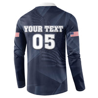 Custom United States Soccer 2026 Button Sweatshirt USA Eagle Simple Style