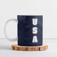 Custom United States Soccer 2026 Ceramic Mug USA Eagle Simple Style
