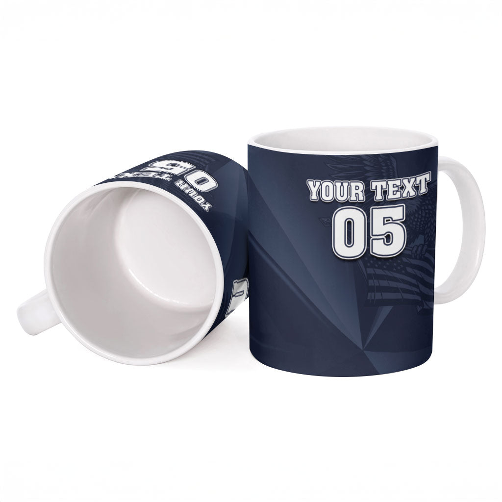 Custom United States Soccer 2026 Ceramic Mug USA Eagle Simple Style