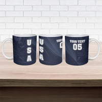 Custom United States Soccer 2026 Ceramic Mug USA Eagle Simple Style