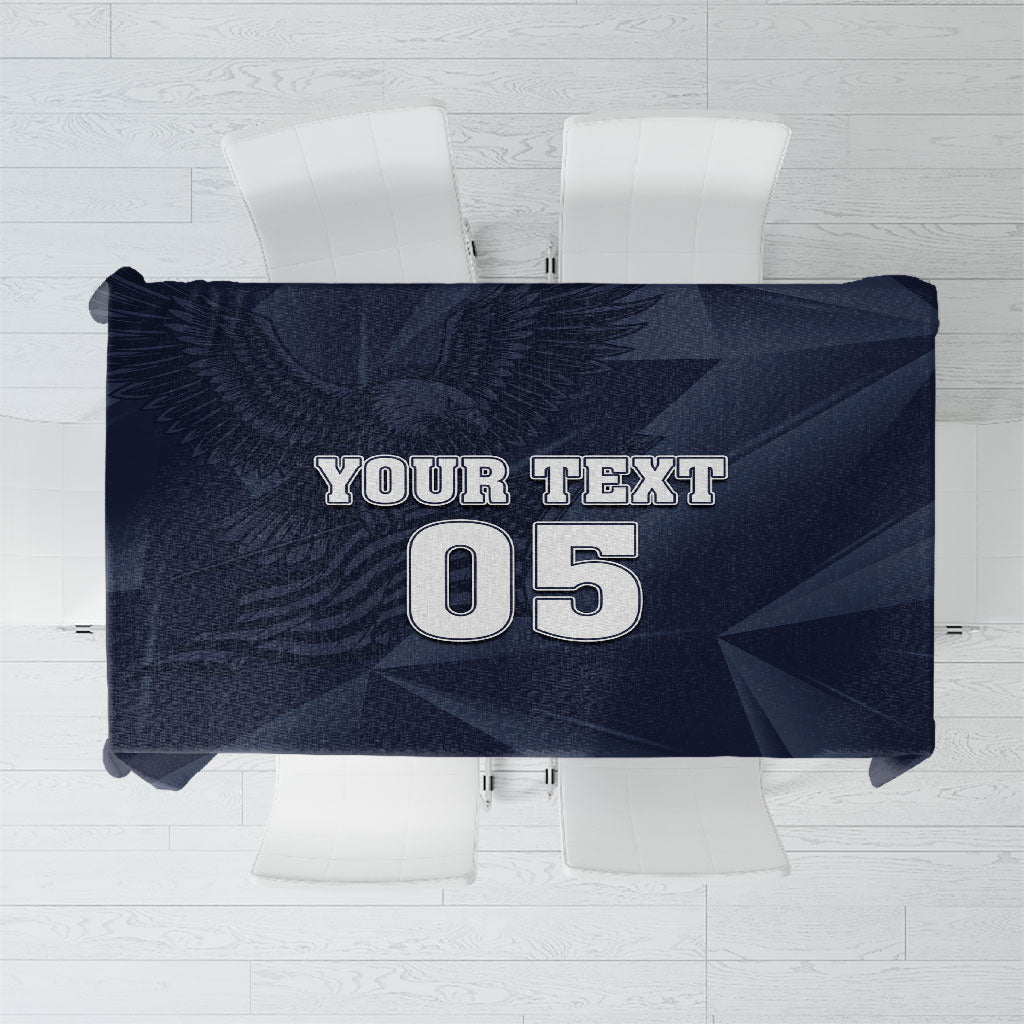 Custom United States Soccer 2026 Tablecloth USA Eagle Simple Style