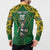 Custom South Africa Rugby 2024 Button Sweatshirt Go Bokke African Pattern LT05 - Wonder Print Shop