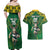 Custom South Africa Rugby 2024 Couples Matching Off Shoulder Maxi Dress and Hawaiian Shirt Go Bokke African Pattern LT05 - Wonder Print Shop