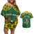 Custom South Africa Rugby 2024 Couples Matching Off Shoulder Short Dress and Hawaiian Shirt Go Bokke African Pattern LT05 - Wonder Print Shop