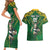 Custom South Africa Rugby 2024 Couples Matching Short Sleeve Bodycon Dress and Hawaiian Shirt Go Bokke African Pattern LT05 - Wonder Print Shop