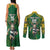 Custom South Africa Rugby 2024 Couples Matching Tank Maxi Dress and Long Sleeve Button Shirt Go Bokke African Pattern LT05 - Wonder Print Shop