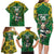 Custom South Africa Rugby 2024 Family Matching Long Sleeve Bodycon Dress and Hawaiian Shirt Go Bokke African Pattern LT05 - Wonder Print Shop