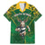 Custom South Africa Rugby 2024 Family Matching Mermaid Dress and Hawaiian Shirt Go Bokke African Pattern LT05 - Wonder Print Shop