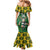 Custom South Africa Rugby 2024 Family Matching Mermaid Dress and Hawaiian Shirt Go Bokke African Pattern LT05 - Wonder Print Shop