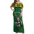 Custom South Africa Rugby 2024 Family Matching Off Shoulder Maxi Dress and Hawaiian Shirt Go Bokke African Pattern LT05 - Wonder Print Shop