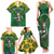 Custom South Africa Rugby 2024 Family Matching Tank Maxi Dress and Hawaiian Shirt Go Bokke African Pattern LT05 - Wonder Print Shop