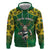 Custom South Africa Rugby 2024 Hoodie Go Bokke African Pattern LT05 - Wonder Print Shop